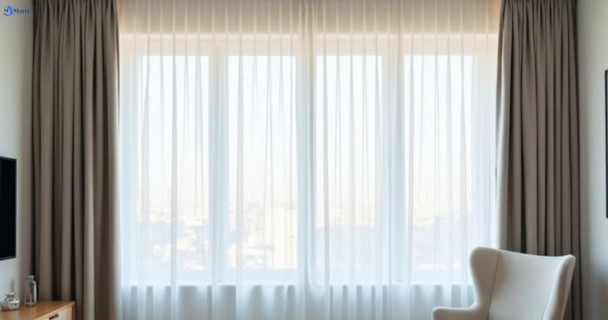 Restored vibrant drapes in glass-house-mountains QLD after Matty Curtain Cleaning